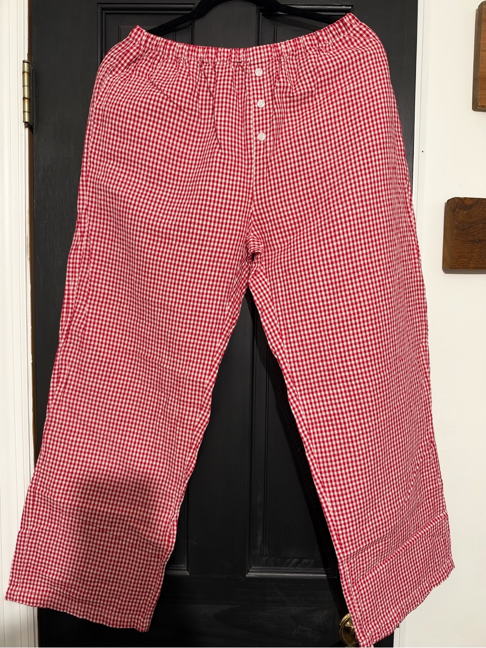Parke Gingham Linen Pants